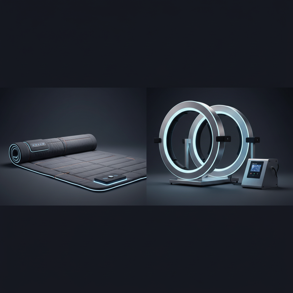 Bemer mat and Pulse PEMF system side by side