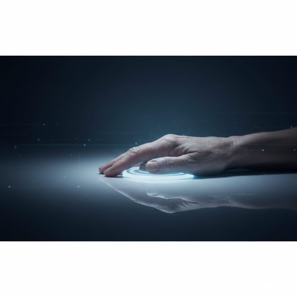 Older person's hand with PEMF
