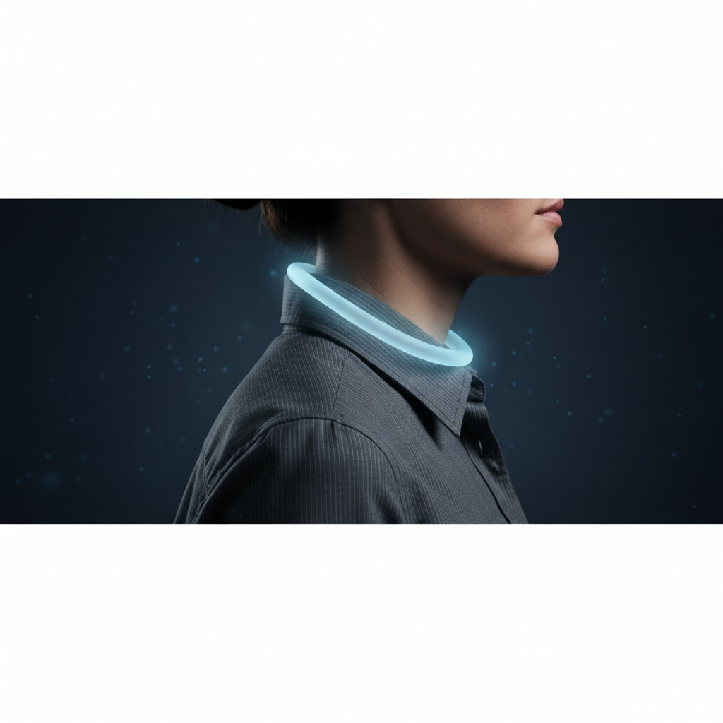 PEMF therapy ring around the neck